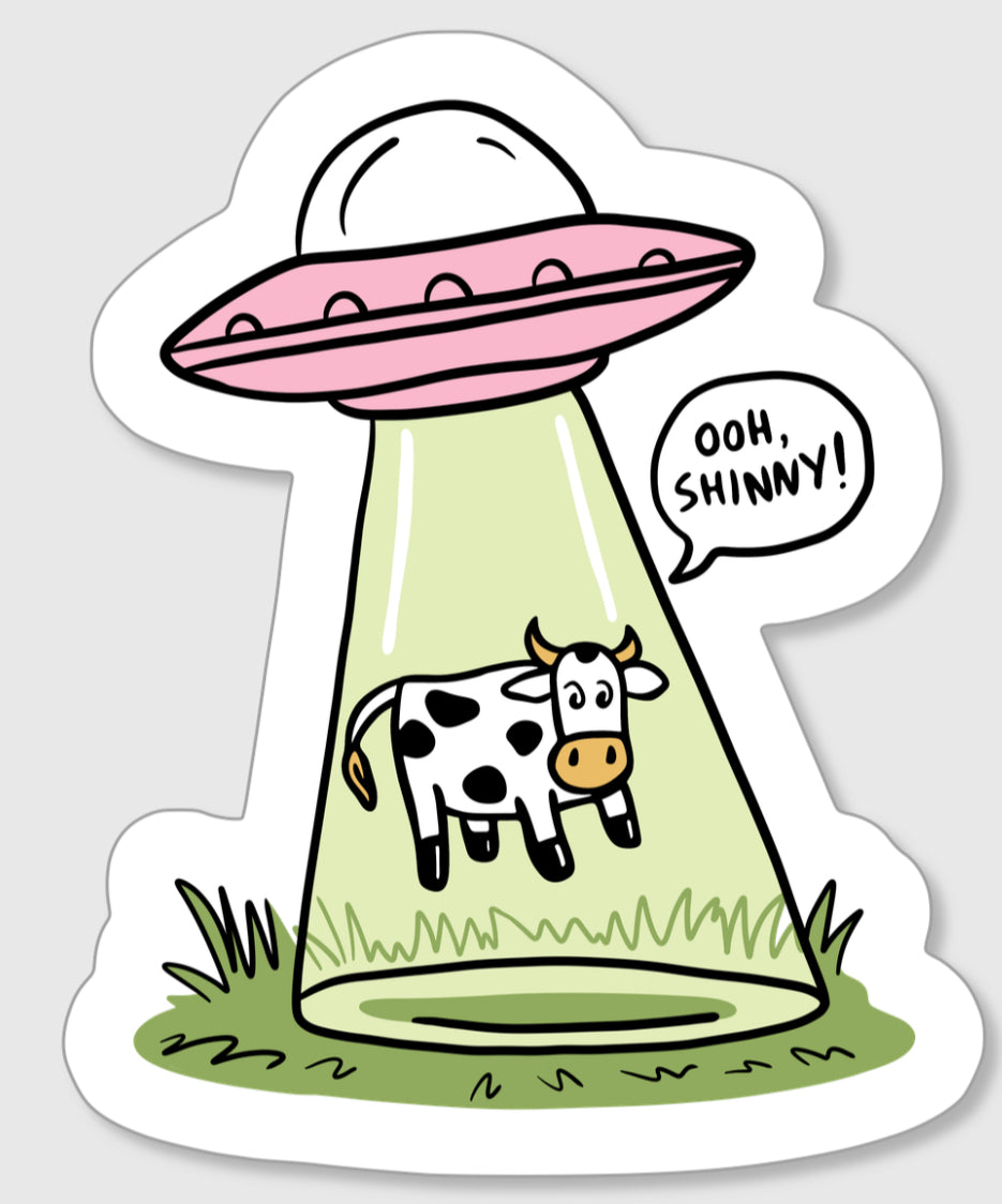 ooh shinny sticker
