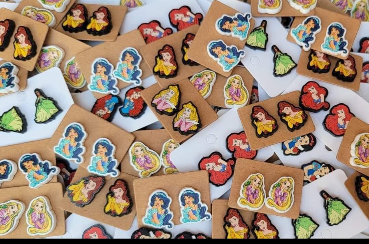 Princess Stud Earrings